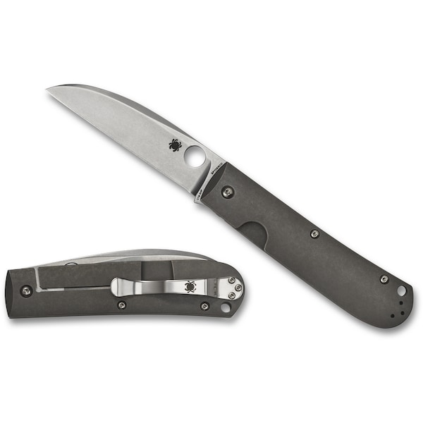 Spyderco 2023 Spyderco, Reveal V5, Swayback, Titanium Handles SPY-C249TIP - main
